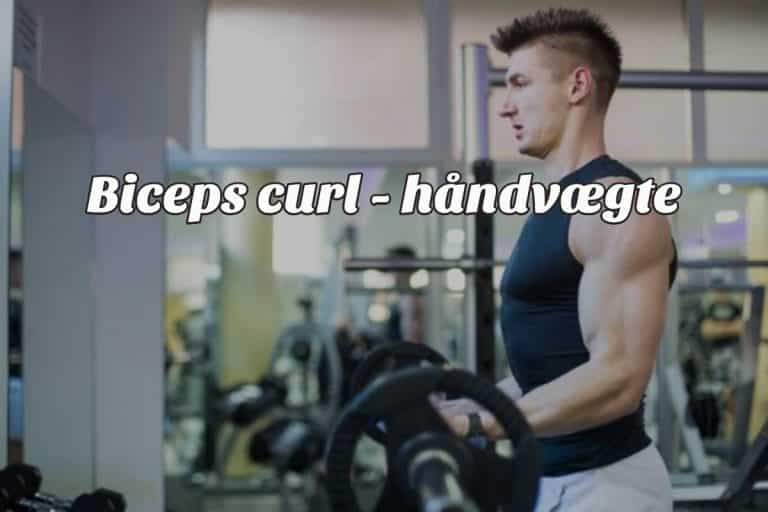 Biceps curl – oprejst
